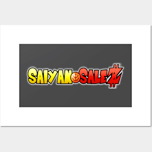 Saiyan SaleZ Text Posters and Art